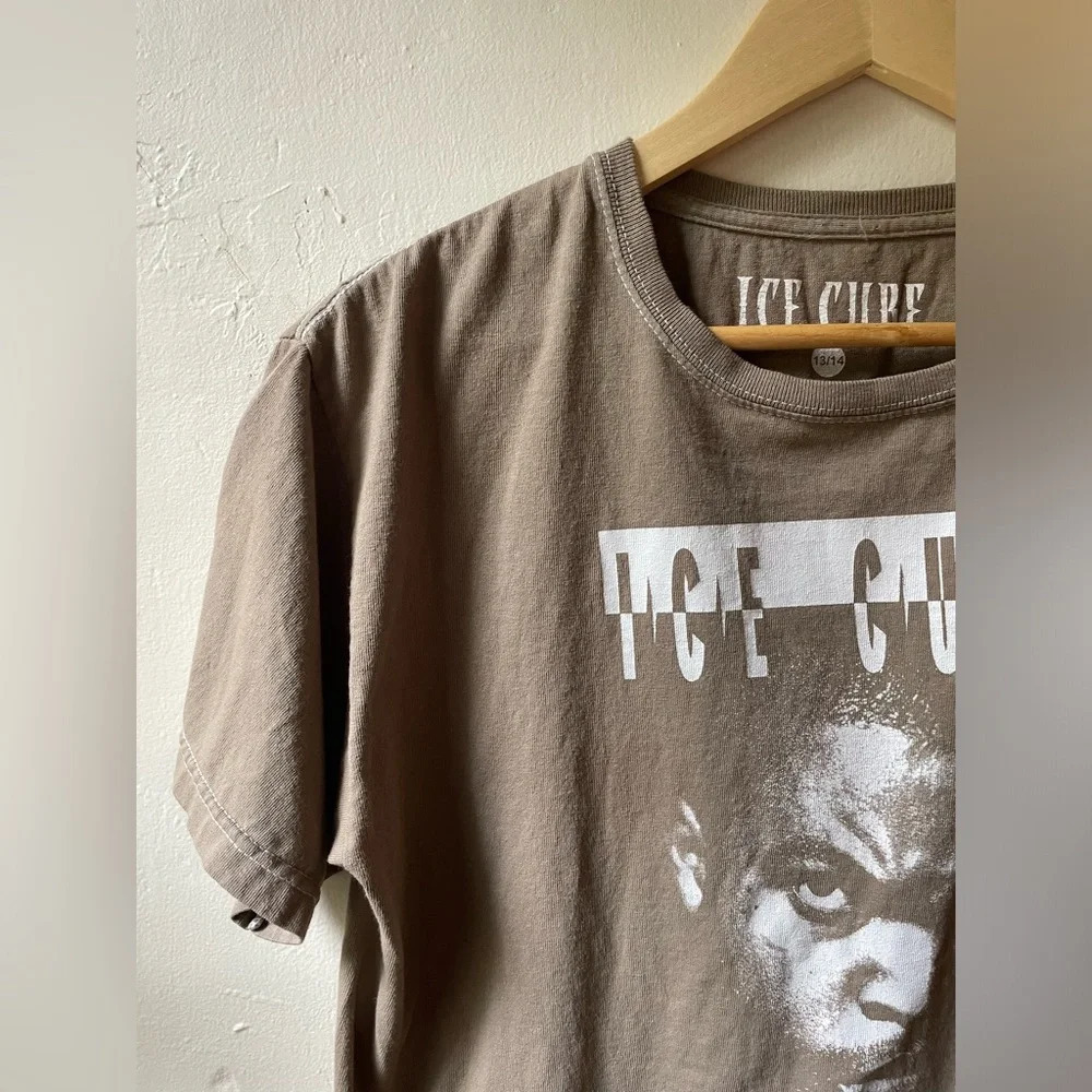 Ice Cube Crop Boxy Cotton Tee - Picture 2 of 8